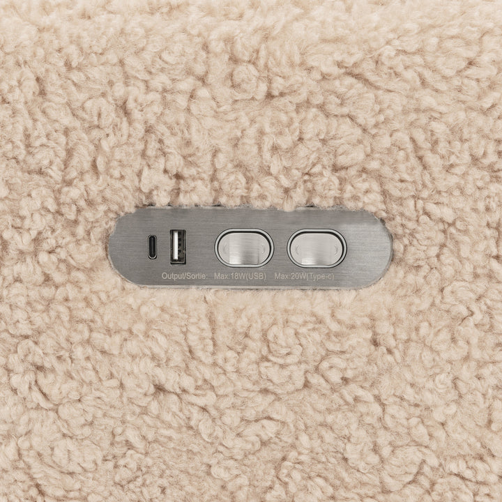 Babyletto Kiwi Plus Power Recliner and Swivel Glider with Power Adjustable Headrest and USB Port