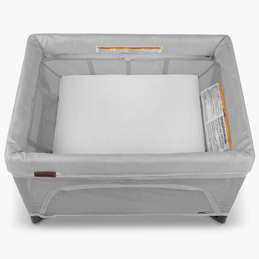 uppababy bassinet pad cover UPPAbaby Remi Organic Bassinet Mattress Cover (Set of 2) – Chapin Baby