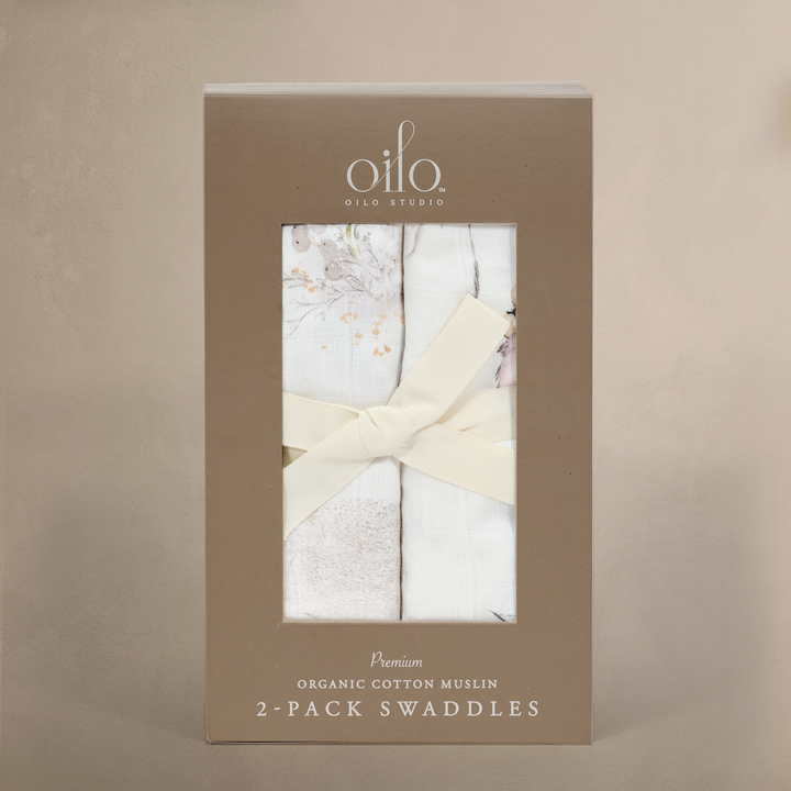 Oilo Cottontail & Llama | Muslin Swaddle Blanket Set