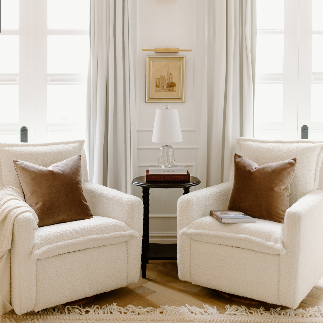 Oilo Faux Mohair 'Mink' Throw Pillow