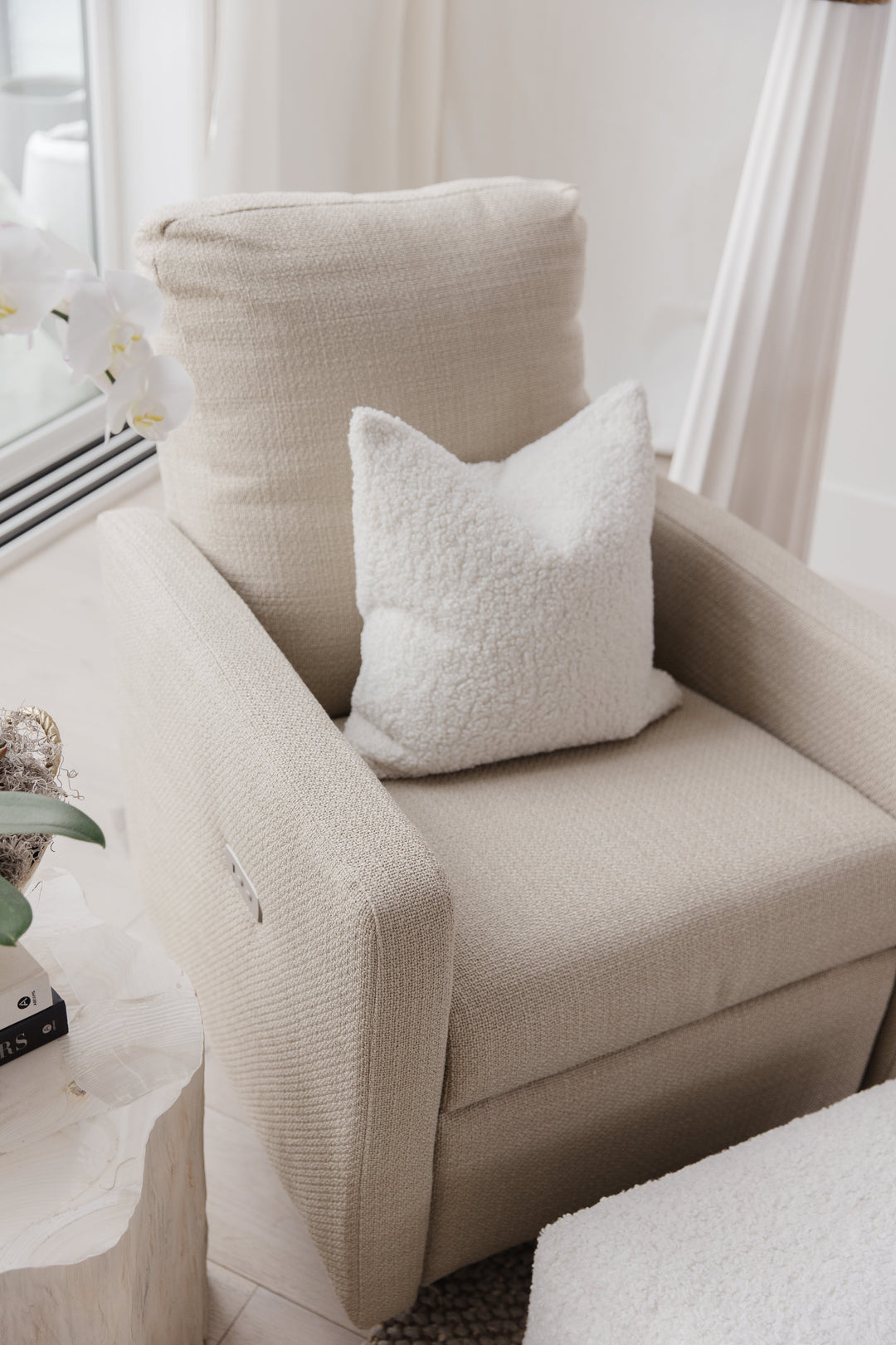 Oilo Faux Sheepskin Pillow | Cloud