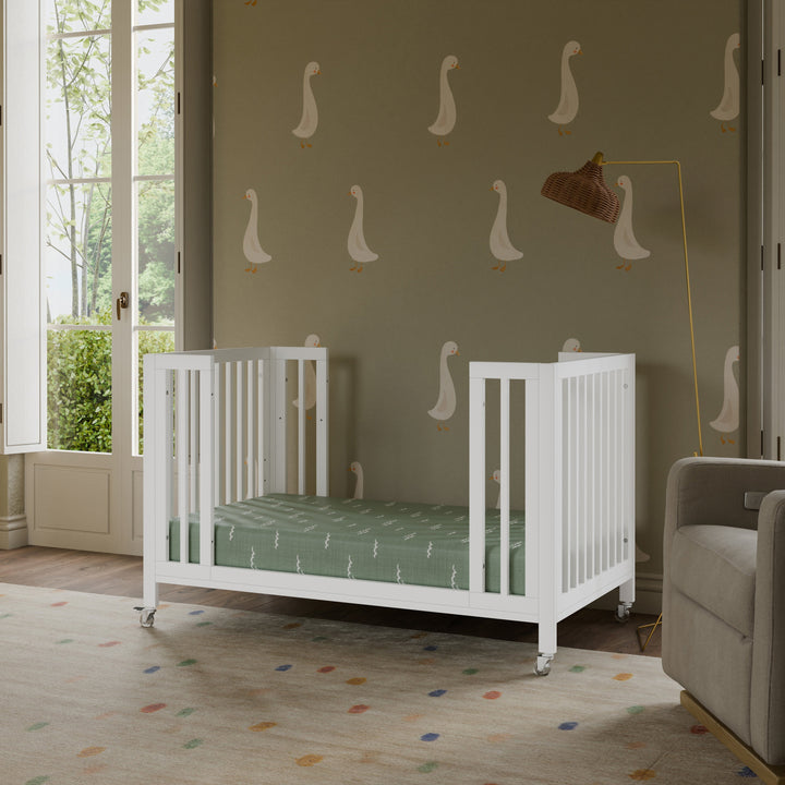 Babyletto Rolli 9-in-1 Convertible All-Stages Crib with Bassinet & Toddler Bed Conversion Kits