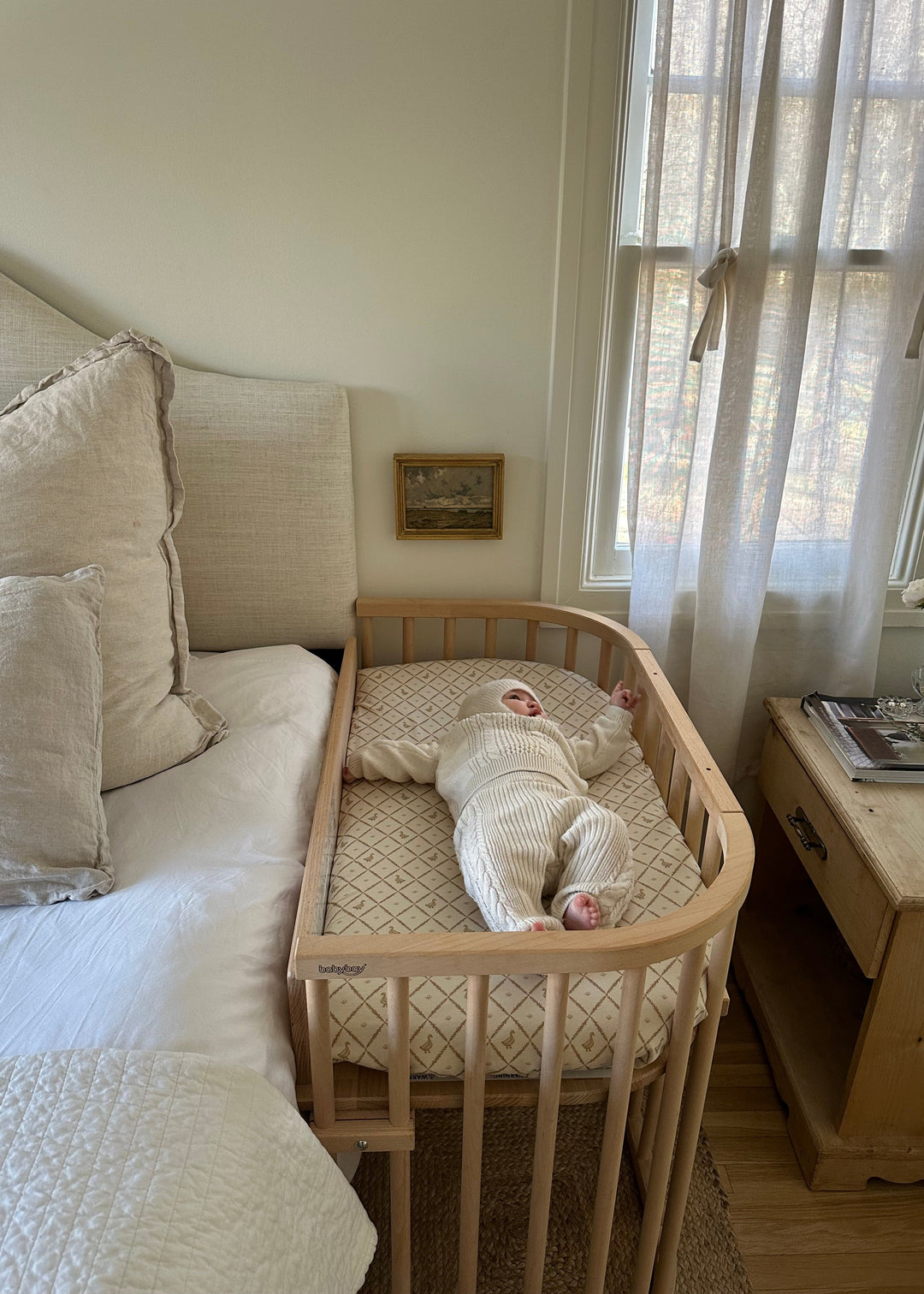 Oilo Butter Yellow Duck | Crib Sheet