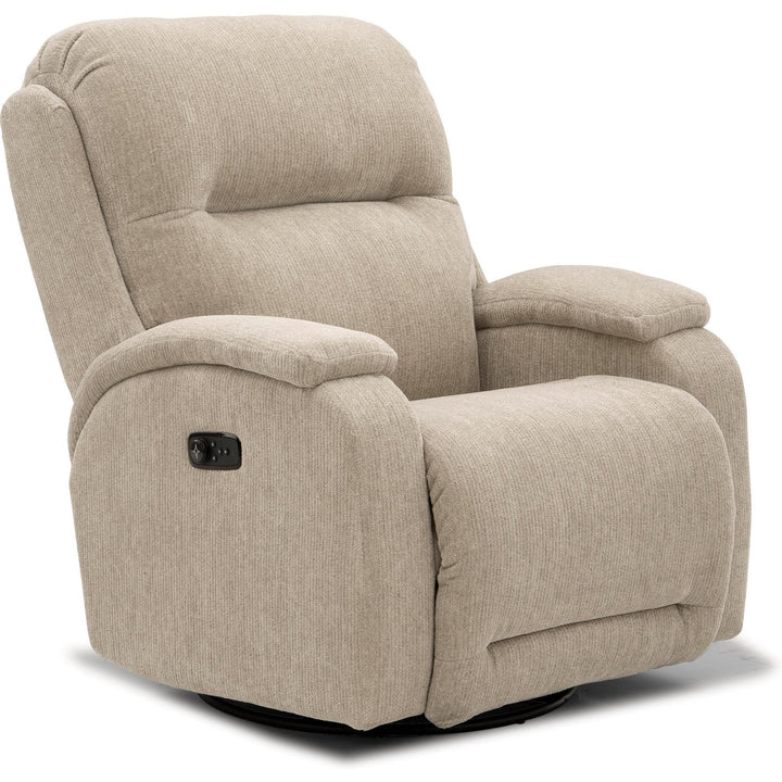 Storytime Maverly Power Cozzia Swivel Glide Recliner with Heat & Massage