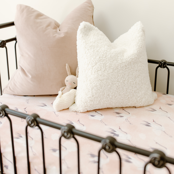 Oilo Faux Sheepskin Pillow | Cloud