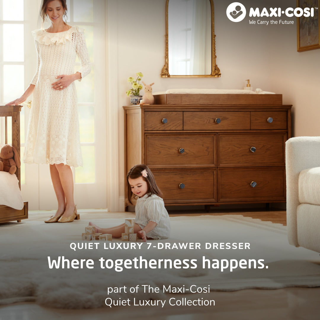 Maxi-Cosi Nursery Quiet Luxury 7-Drawer Dresser | PRESALE
