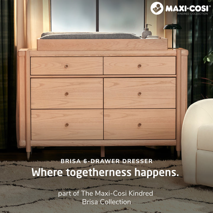 Maxi-Cosi Nursery Brisa 6-Drawer Dresser | PRESALE