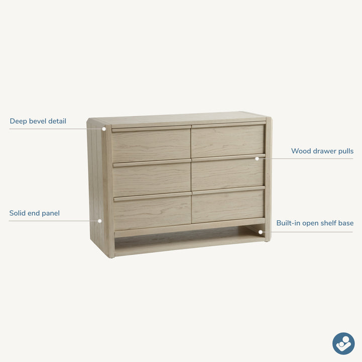 Maxi-Cosi Nursery NorCal 6-Drawer Dresser