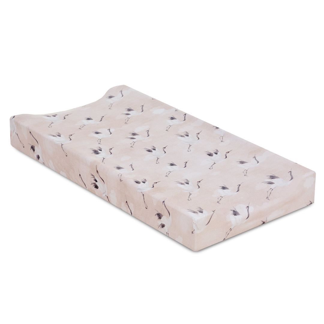Oilo Crane | Convertible Bassinet Sheet & Changing Pad Cover