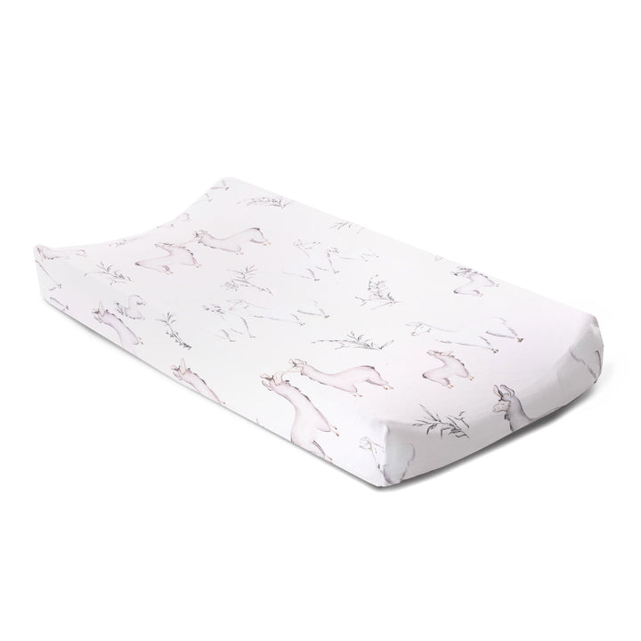Oilo Llama | Convertible Bassinet Sheet & Changing Pad Cover
