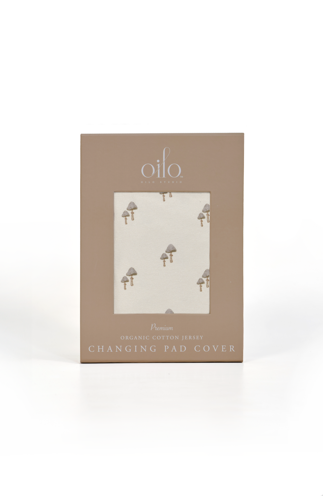 Oilo Mushroom Nursery | Convertible Bassinet Sheet & Changing Pad Cover