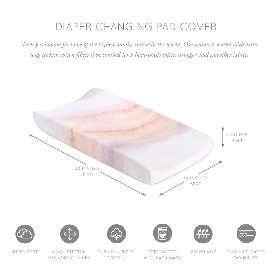 Oilo Sandstone | Convertible Bassinet Sheet & Changing Pad Cover