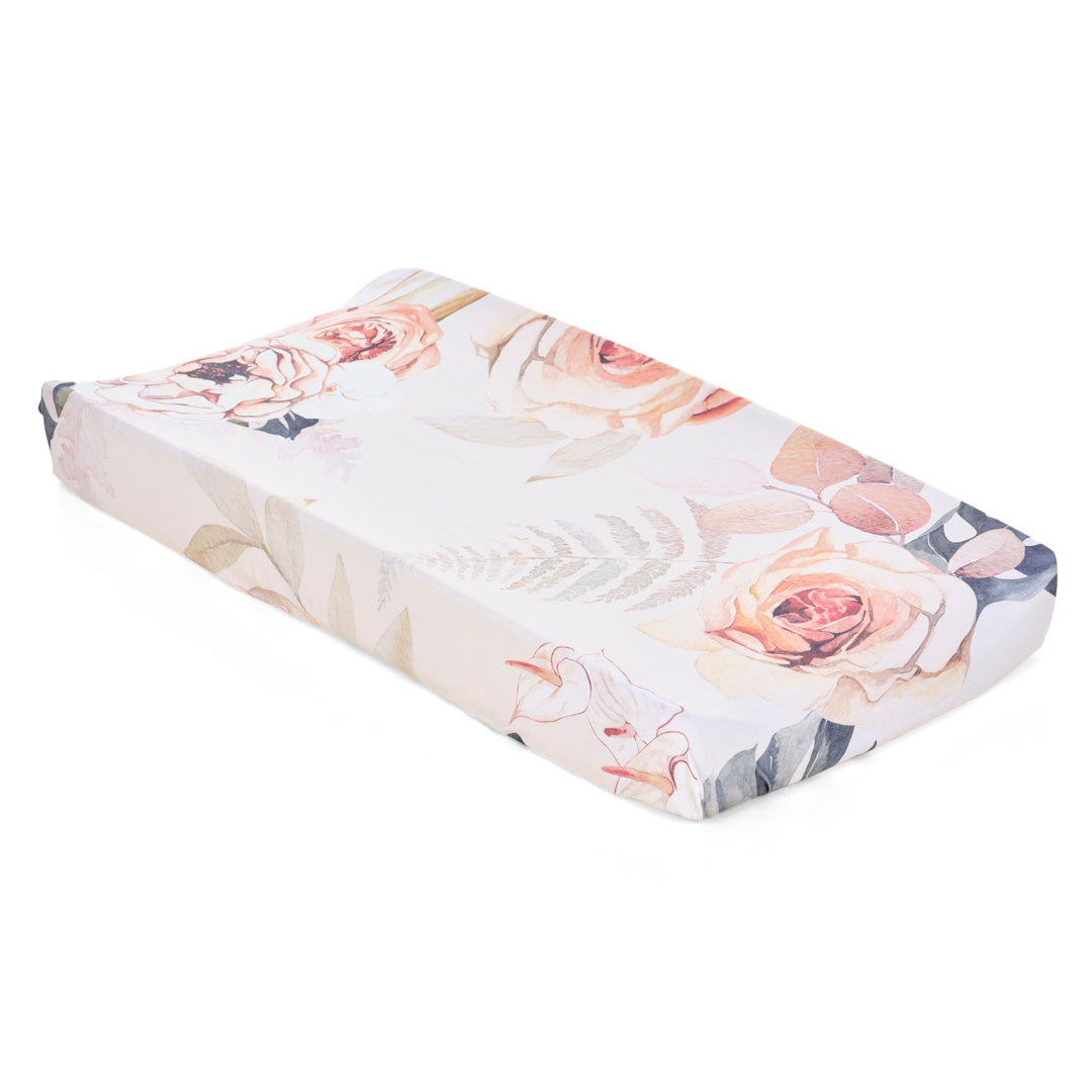 Oilo Vintage Bloom | Convertible Bassinet Sheet & Changing Pad Cover