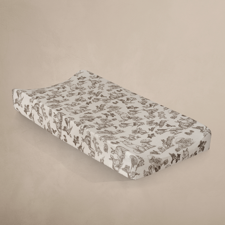 Oilo Woodland Nursery | Convertible Bassinet Sheet & Changing Pad Cover