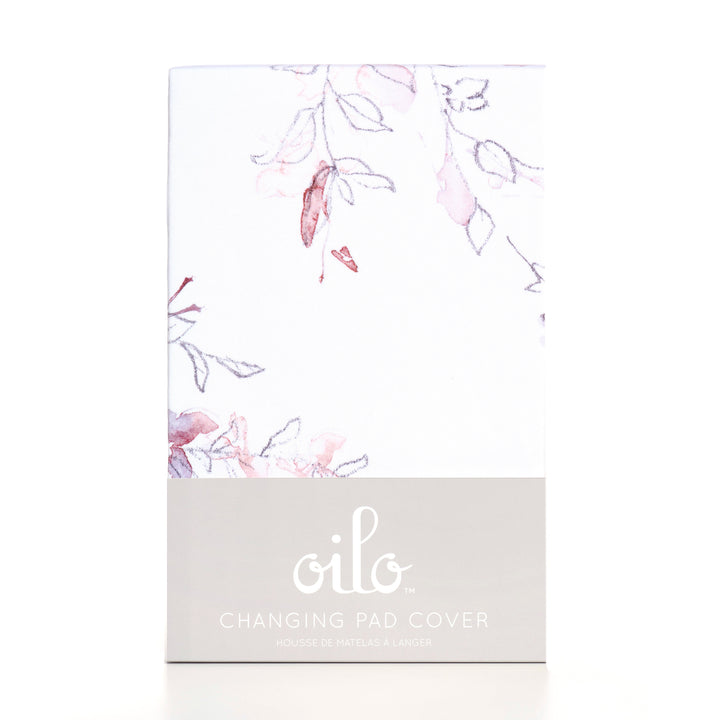 Oilo Bella Floral | Convertible Bassinet Sheet & Changing Pad Cover
