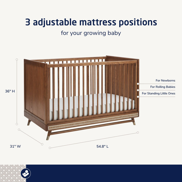 Maxi-Cosi Nursery Everheart 4-in-1 Convertible Crib with Toddler Bed/Daybed Conversion Kit | PRESALE