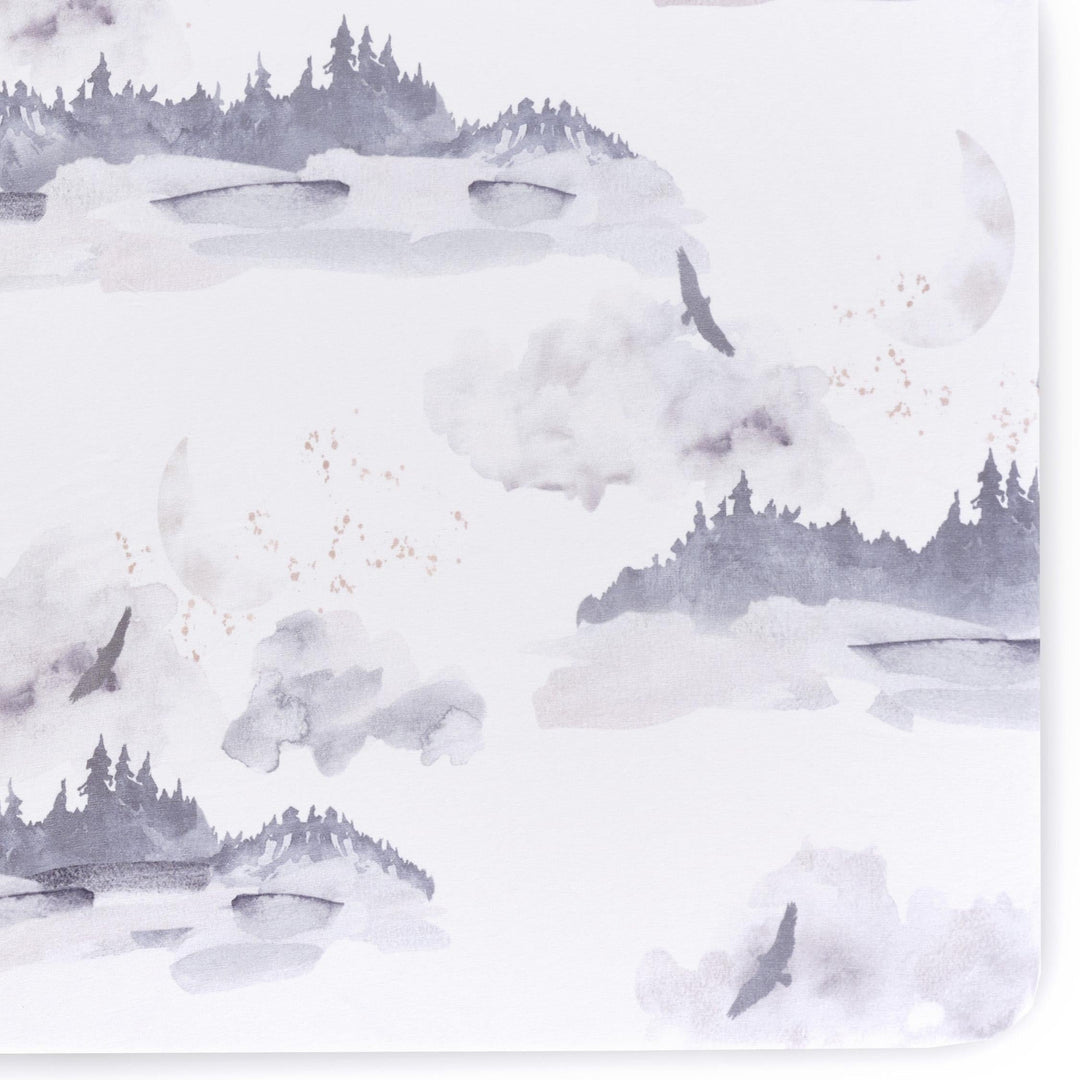Oilo Misty Mountain | Crib Sheet