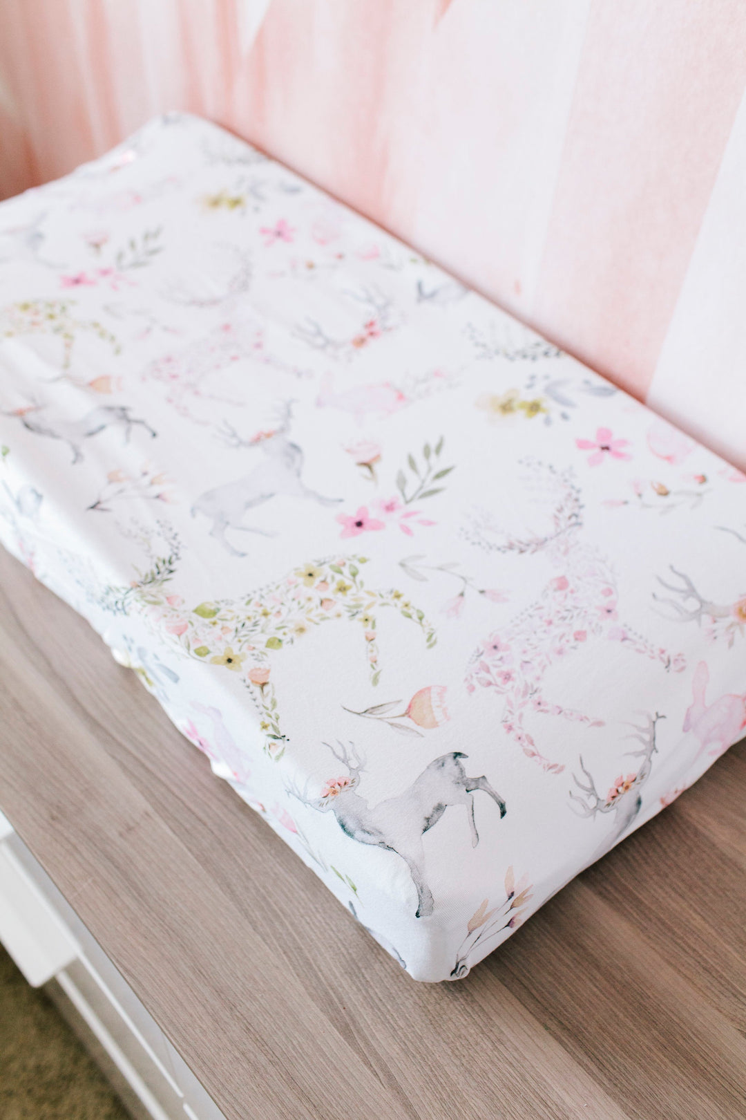 Oilo Fawn | Convertible Bassinet Sheet & Changing Pad Cover