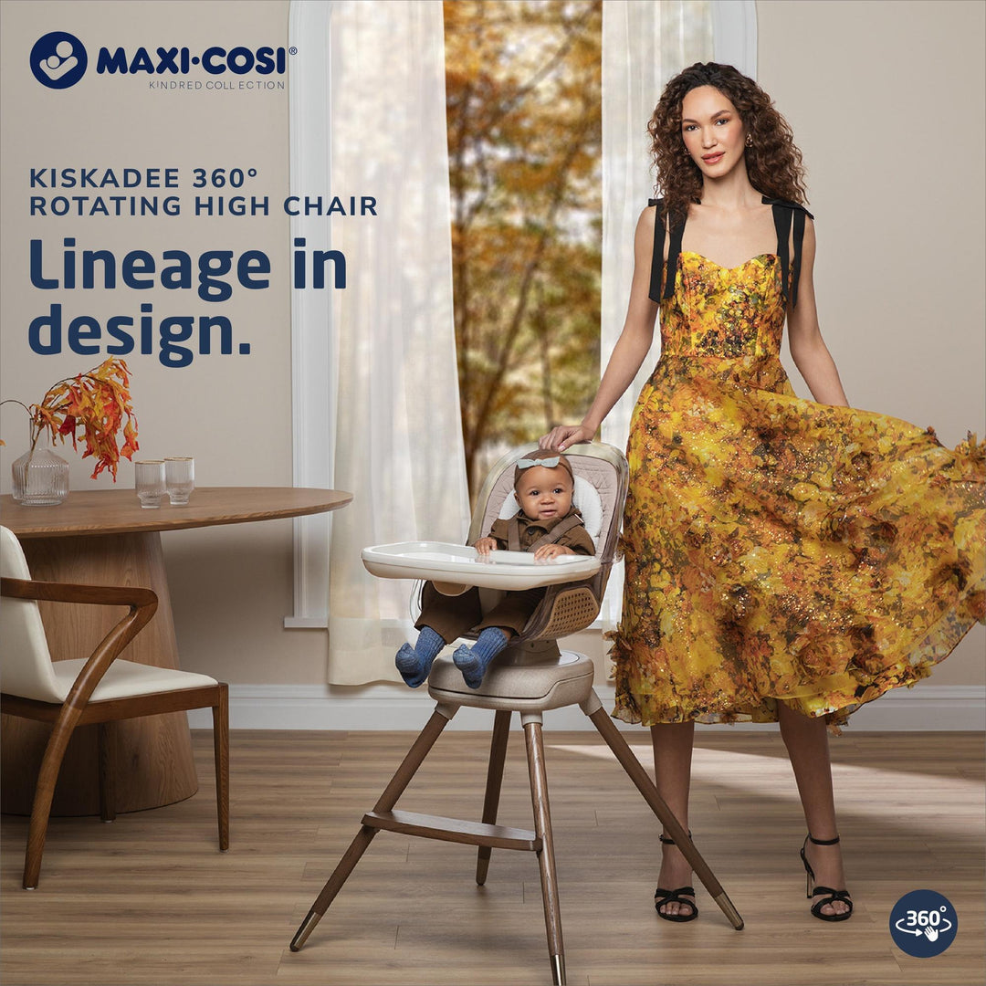 kindred maxi cosi Maxi-Cosi Kindred Kiskadee 360° Rotating High Chair – Chapin Baby
