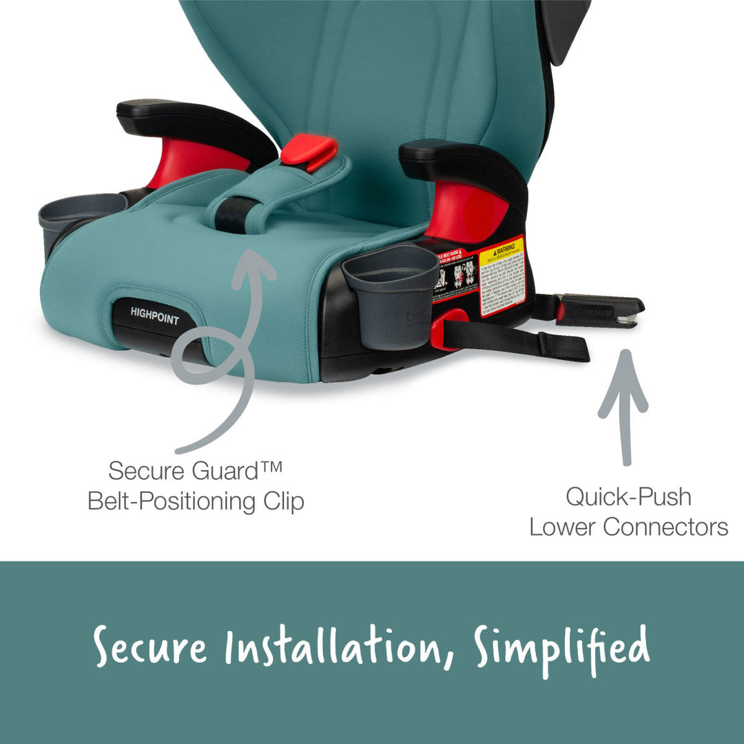 highpoint britax Britax Highpoint Backless Belt-Positioning Booster Seat with Safewash – Chapin Baby