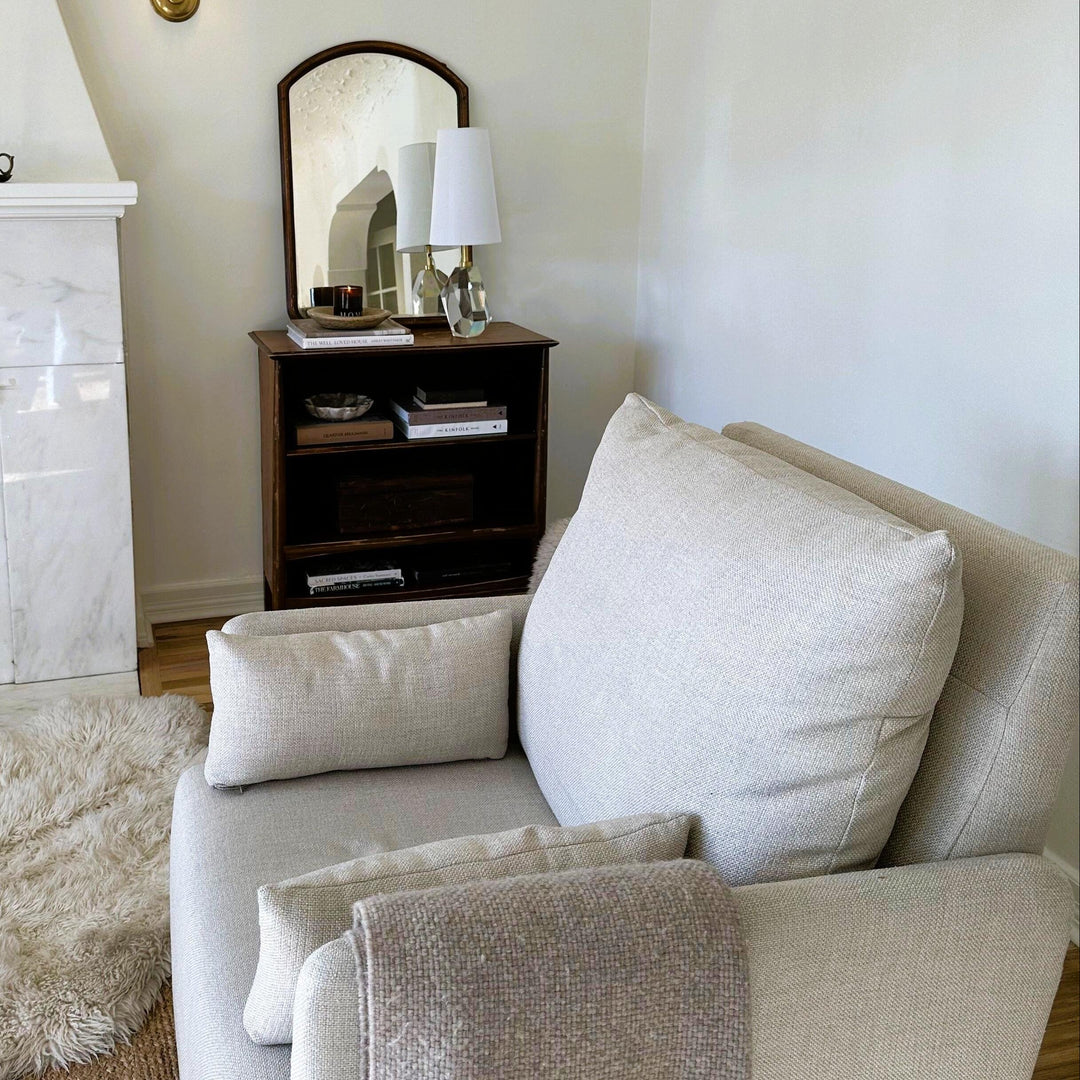 Oilo Ollie: a Chair and a Half | Swivel Nursery Glider with Back Recline Feature