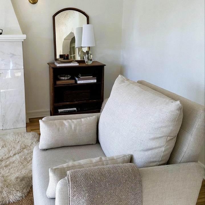 Oilo Ollie: a Chair and a Half | Swivel Nursery Glider with Back Recline Feature