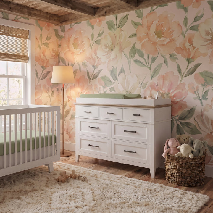 Sugar + Maple Fitted Crib Sheet