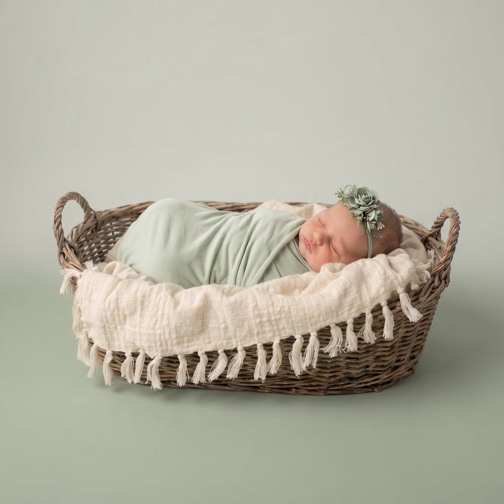 Sugar + Maple Swaddle Blanket