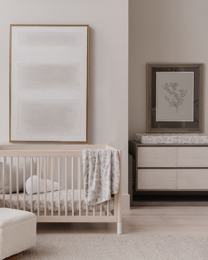 Oilo Leaf | Convertible Bassinet Sheet & Changing Pad Cover