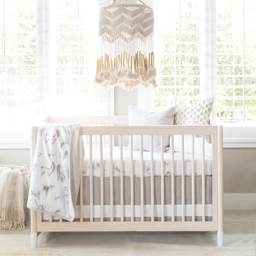 Oilo Cottontail & Llama | Jersey Swaddle Blanket Set