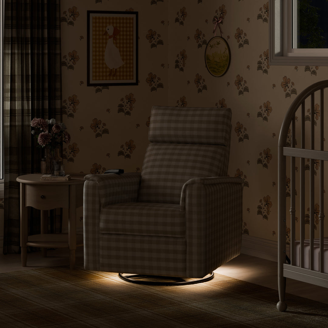 Namesake Willa Deluxe Power Recliner and Swivel Glider with Heat & Massage