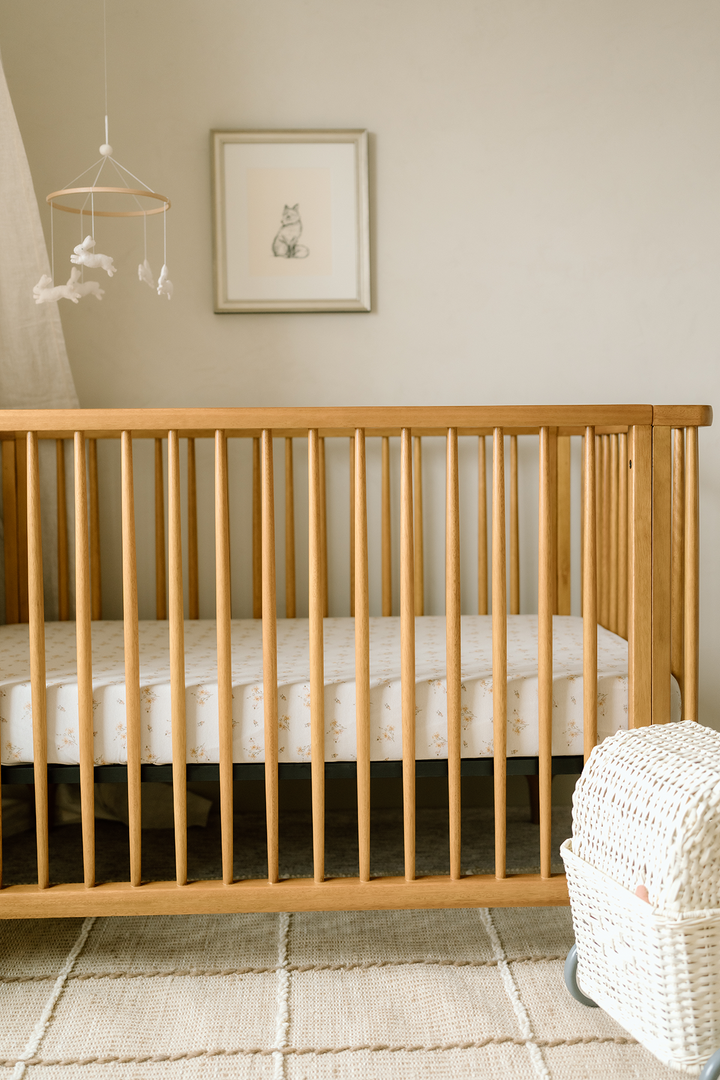 Oilo Dainty Floral | Crib Sheet