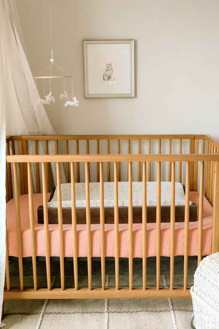 Oilo Dainty Floral | Convertible Bassinet Sheet & Changing Pad Cover