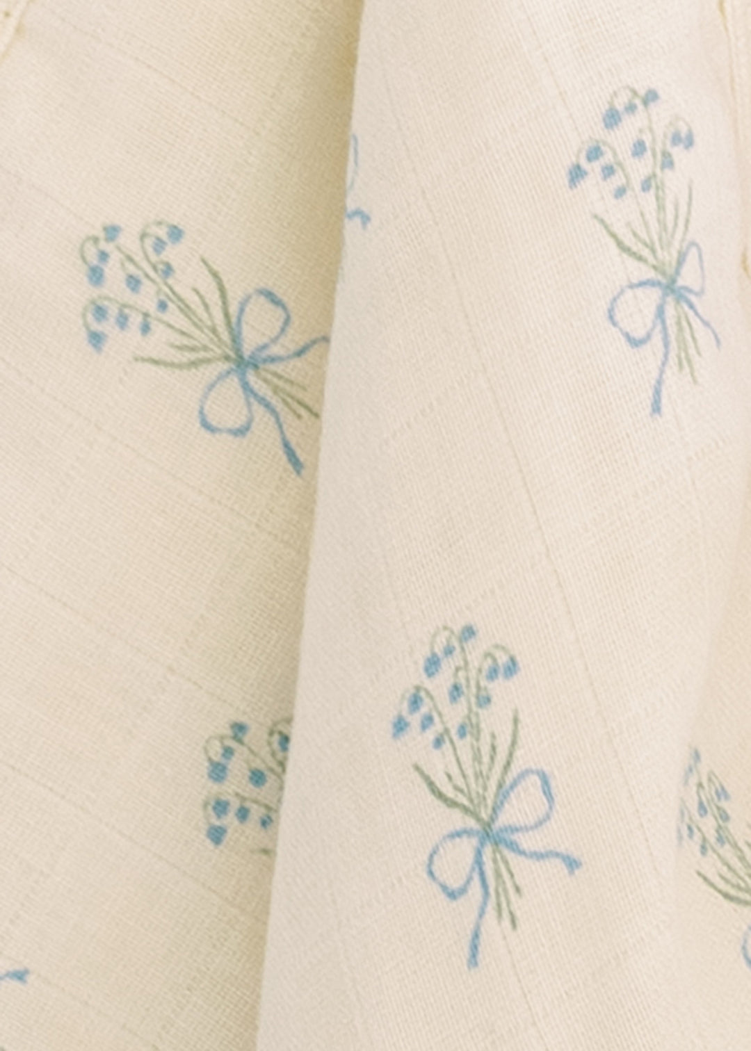 Oilo Bunny & Lily of the Valley | Muslin Swaddle Blanket Set