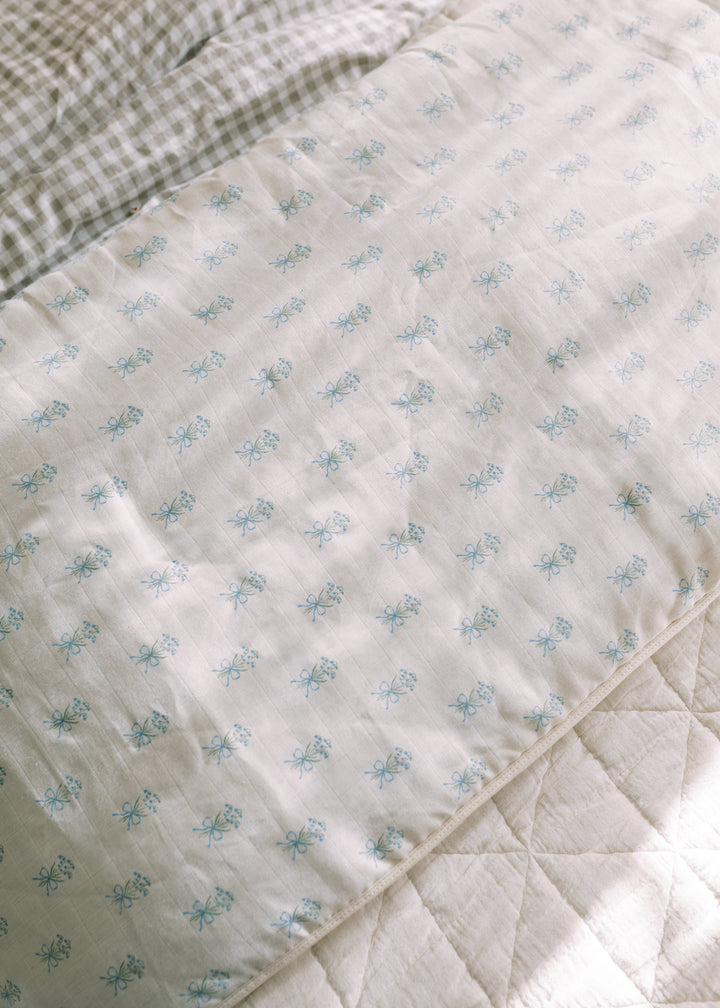 Oilo Lily of the Valley | Premium Muslin Crib Quilt & Sham Set