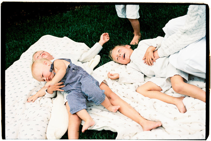 Oilo Squirrel | Premium Muslin Crib Quilt & Sham Set