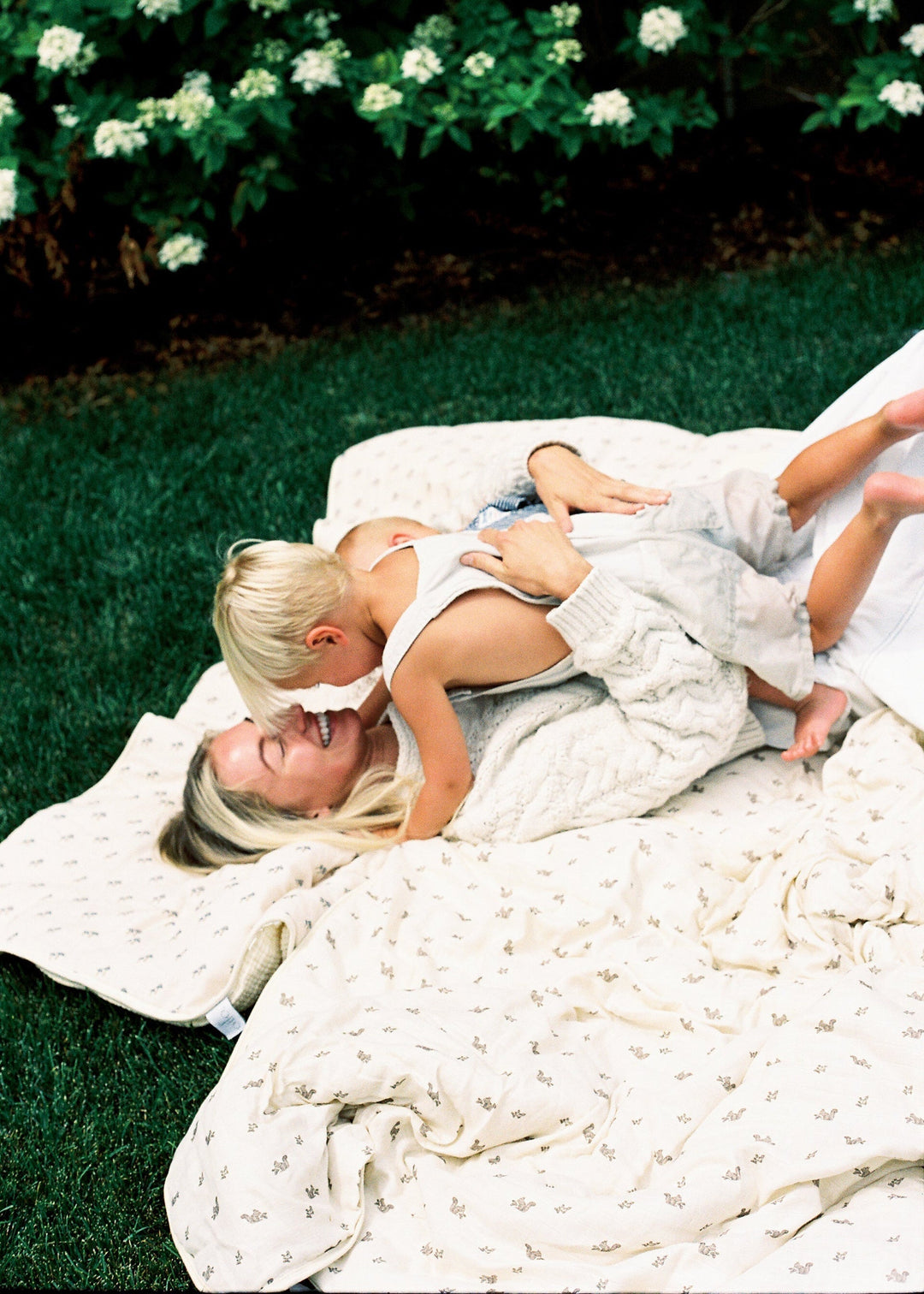 Oilo Mushroom | Premium Muslin Crib Quilt & Sham Set