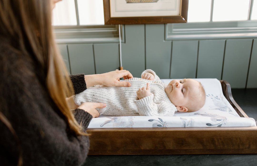 Oilo Cottontail | Convertible Bassinet Sheet & Changing Pad Cover