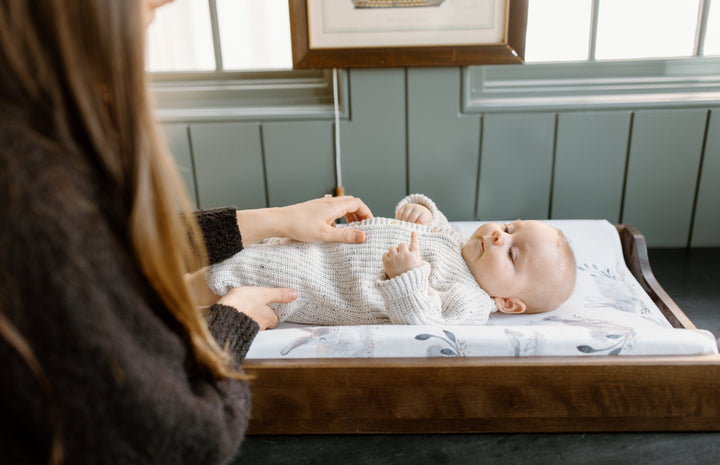 Oilo Cottontail | Convertible Bassinet Sheet & Changing Pad Cover