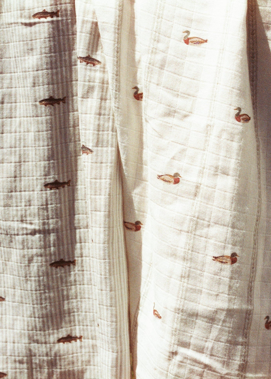 Oilo Mallard Duck & Trout | Muslin Swaddle Blanket Set