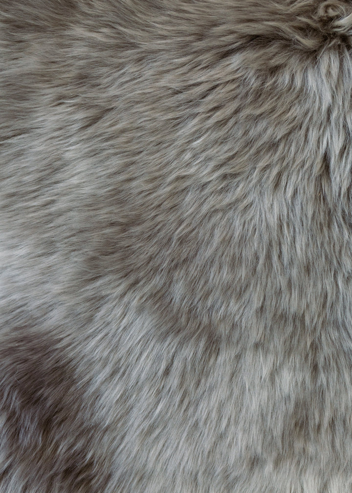 Oilo Real Fur Rug | Highland Hide Driftwood