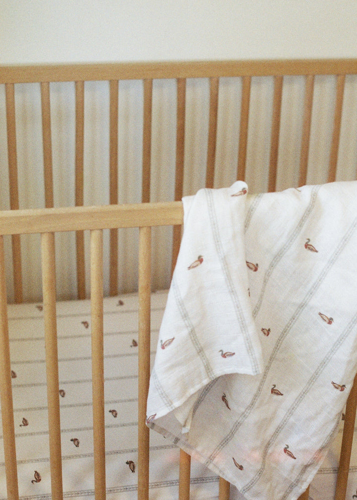 Oilo Trout & Mallard Duck | Crib Sheet 2-Pack