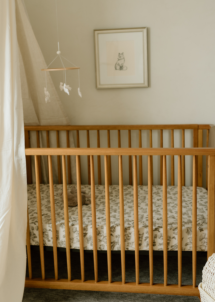 Oilo Woodland Nursery | Crib Sheet
