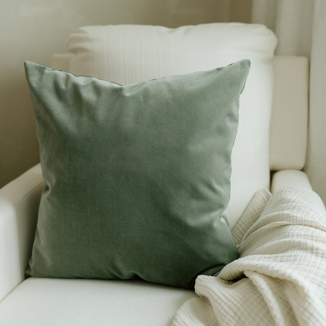 Oilo Faux Mohair 'Sage' Throw Pillow