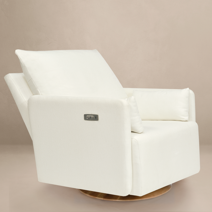 Oilo Ollie: Standard Size | Swivel Nursery Glider with Back Recline Feature