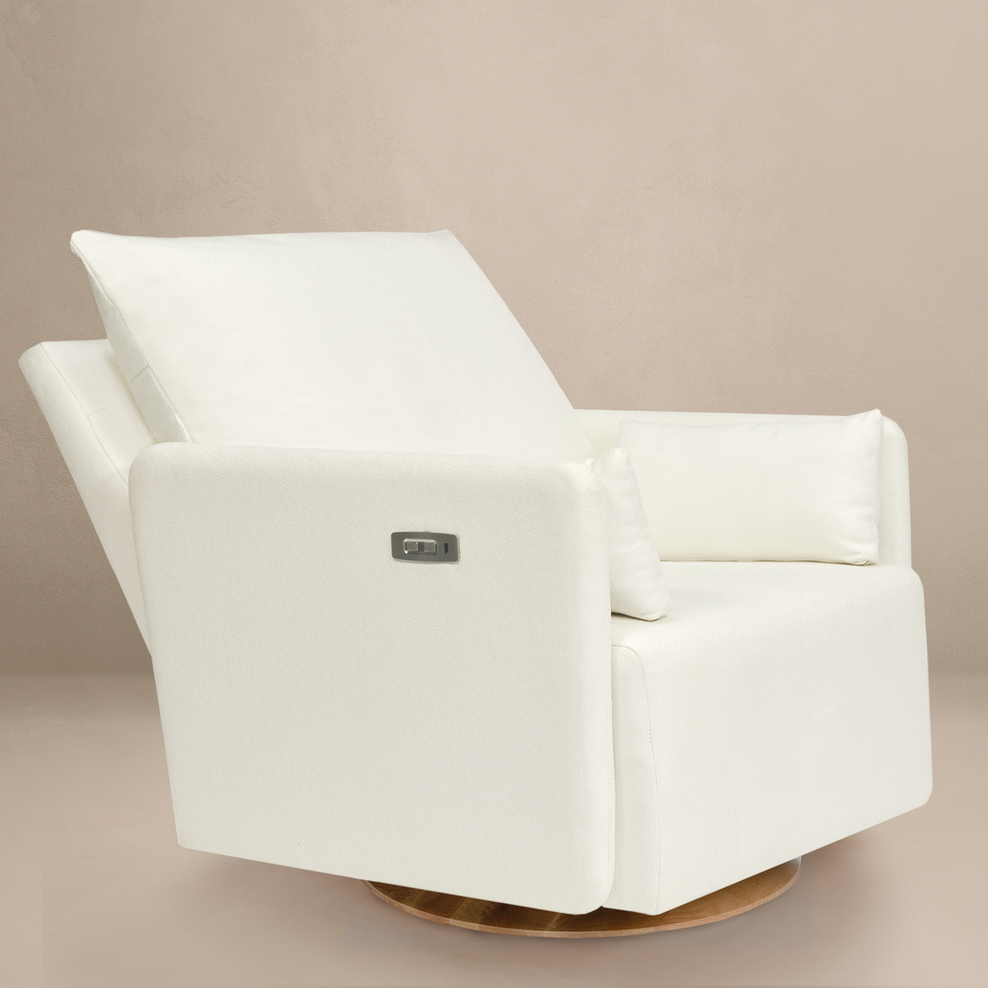 Oilo Ollie: a Chair and a Half | Swivel Nursery Glider with Back Recline Feature