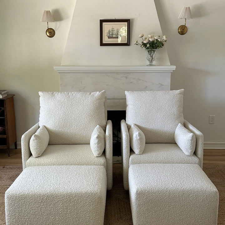 Oilo Ollie: a Chair and a Half | Swivel Nursery Glider with Back Recline Feature