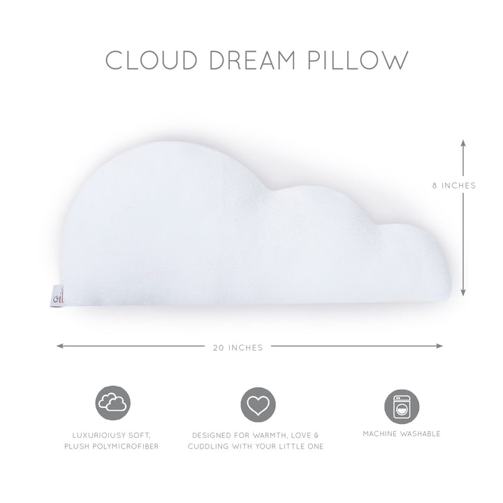 Oilo Plush Cloud Dream Pillow | White