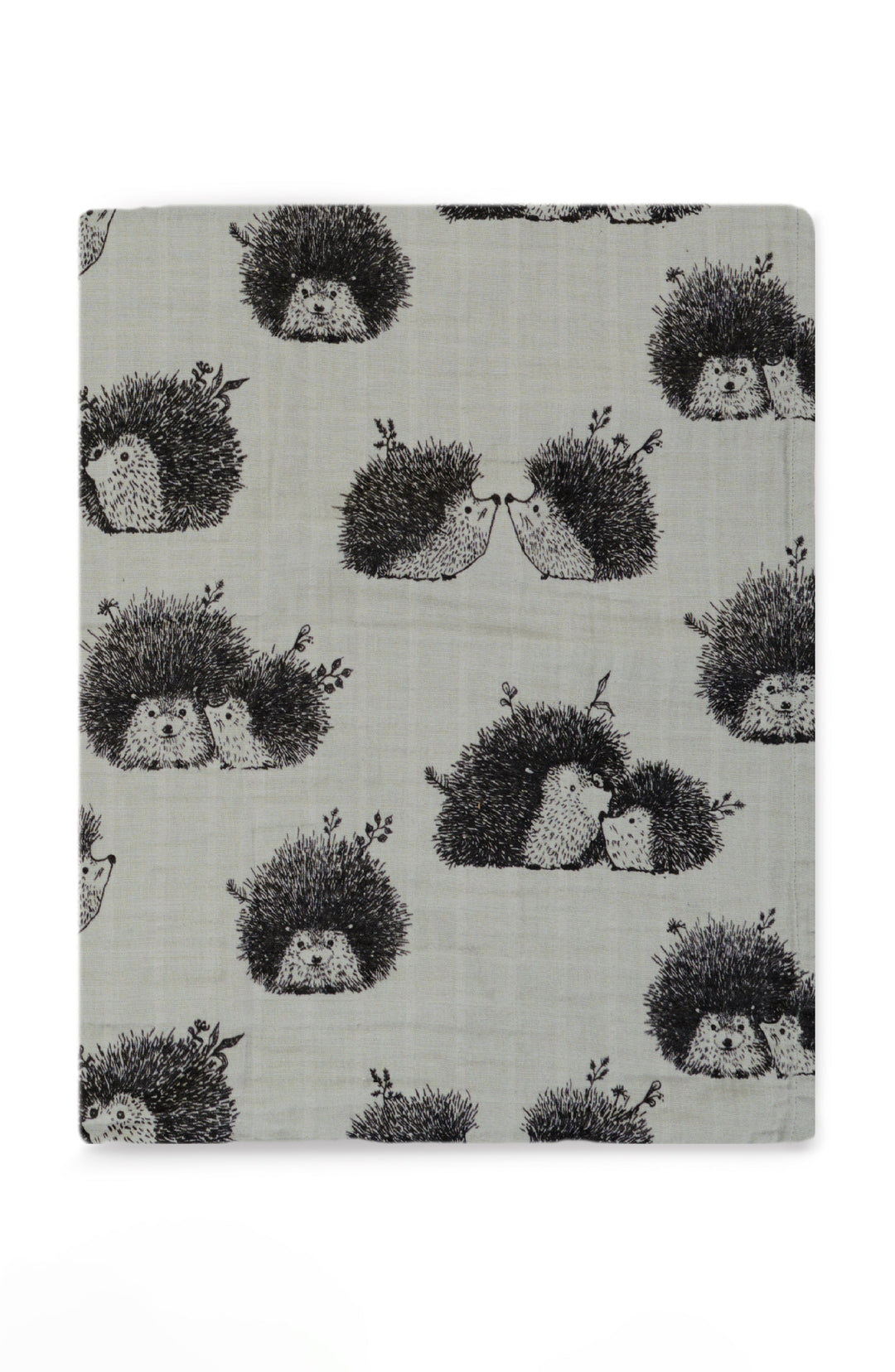 Oilo Hedgehog & Zebra | Muslin Swaddle Blanket Set