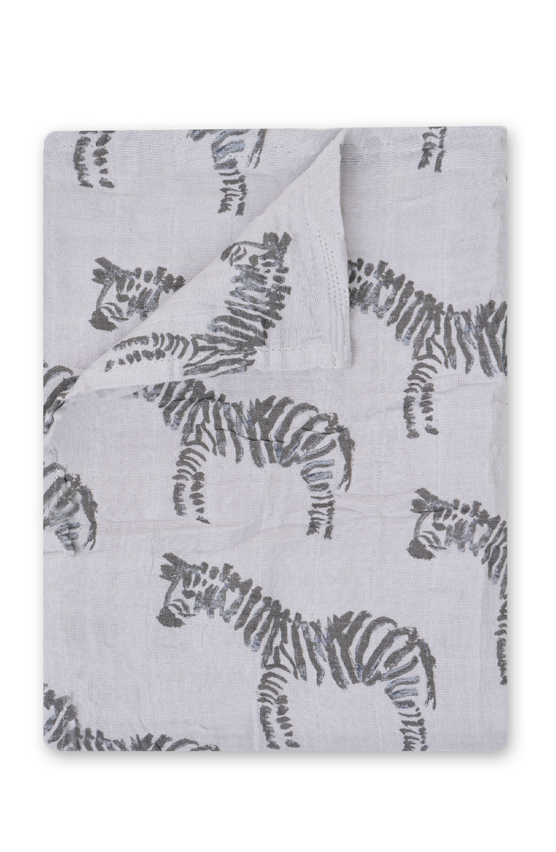 Oilo Hedgehog & Zebra | Muslin Swaddle Blanket Set